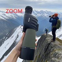 SUNCORE Updated 25-75X60 Spotting Scopes with Tripod, Carrying Bag and Quick Phone Holder - BAK4 High Definition Spotter Scope f