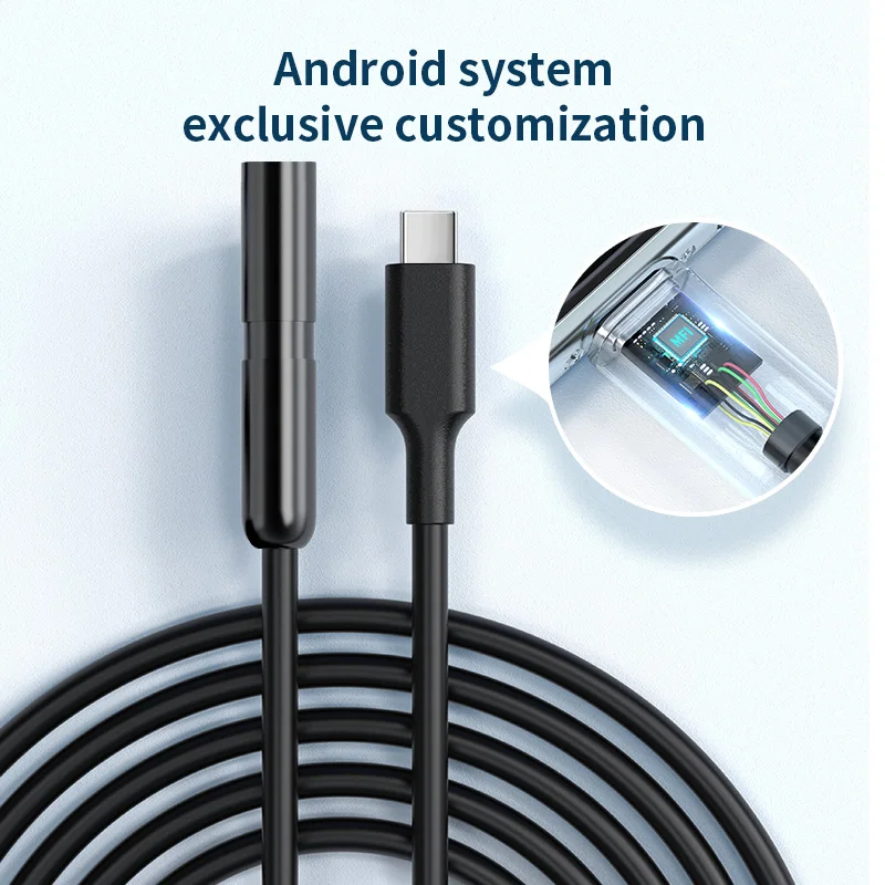 KERUI  6 LED 2 In1 Single / Dual Lens Endoscope Camera For iPhone iPad Waterproof Borescope Adjustable For Android IOS Type-C In