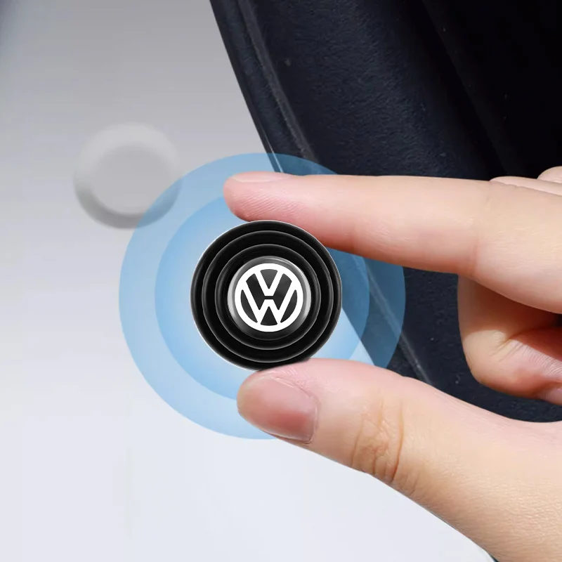 

Hub Caps Car Silicone Door Shock Stickers Absorber Soundproof Buffer Decal Mat For Volkswagen GTI R-Line Golf Passat Scirocco Ac