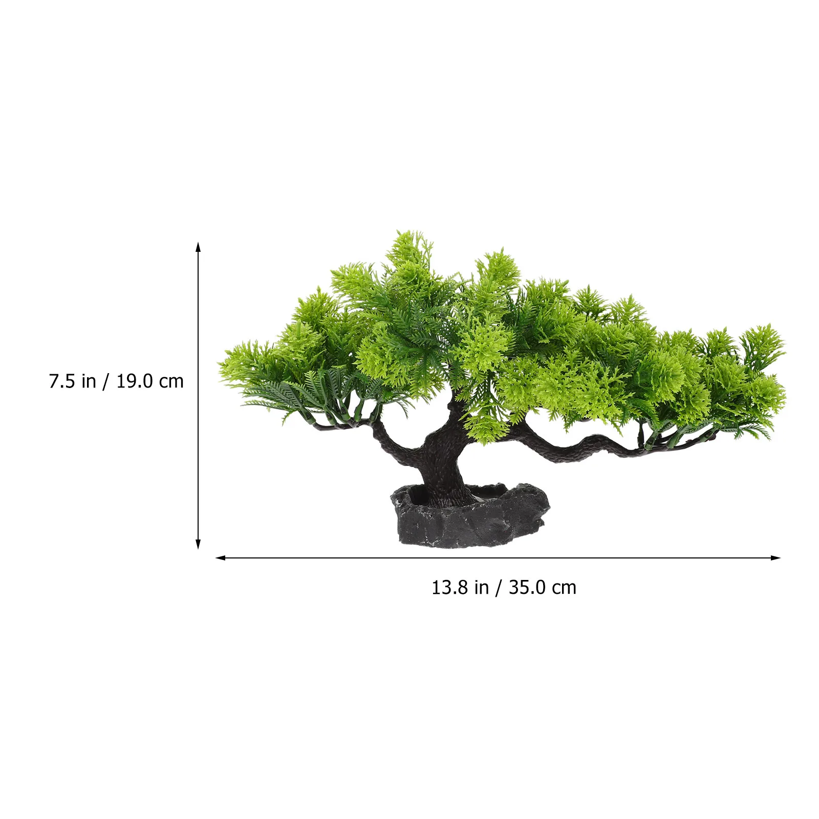 

1pc Mini Pine Tree For Sushi Plate Decor Fake Pine Tree Decoration Lifelike Artificial Plants Indoor Cold Dish Ornament Sushi