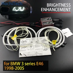 Hight Quality CCFL Angel Eyes Kit White  Ring for BMW 3 Series E46 1998-2005 316i 318i 320d 320i 323i 325i 328i Demon Eye