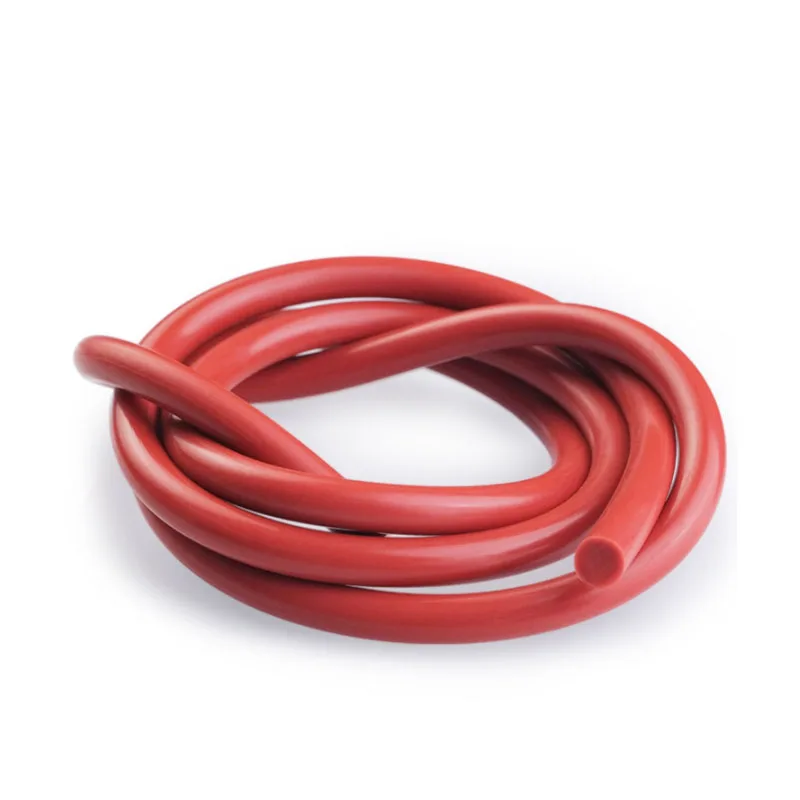 1/2/5M Red Solid Round Silicone Sealing Strip Diameter 1-20mm High Temperature Resistant Seal Strip Non Foam