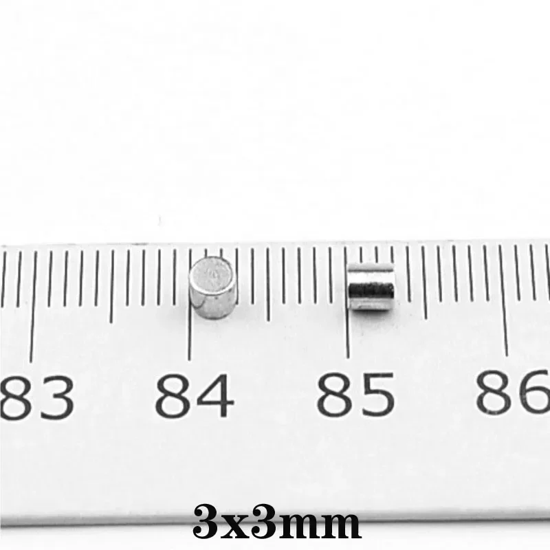 3x3mm Search Minor Disc Magnet 3*3mm Bulk Small Round Magnets 3x3 Neodymium Round N35 Strong Magnets 3*3