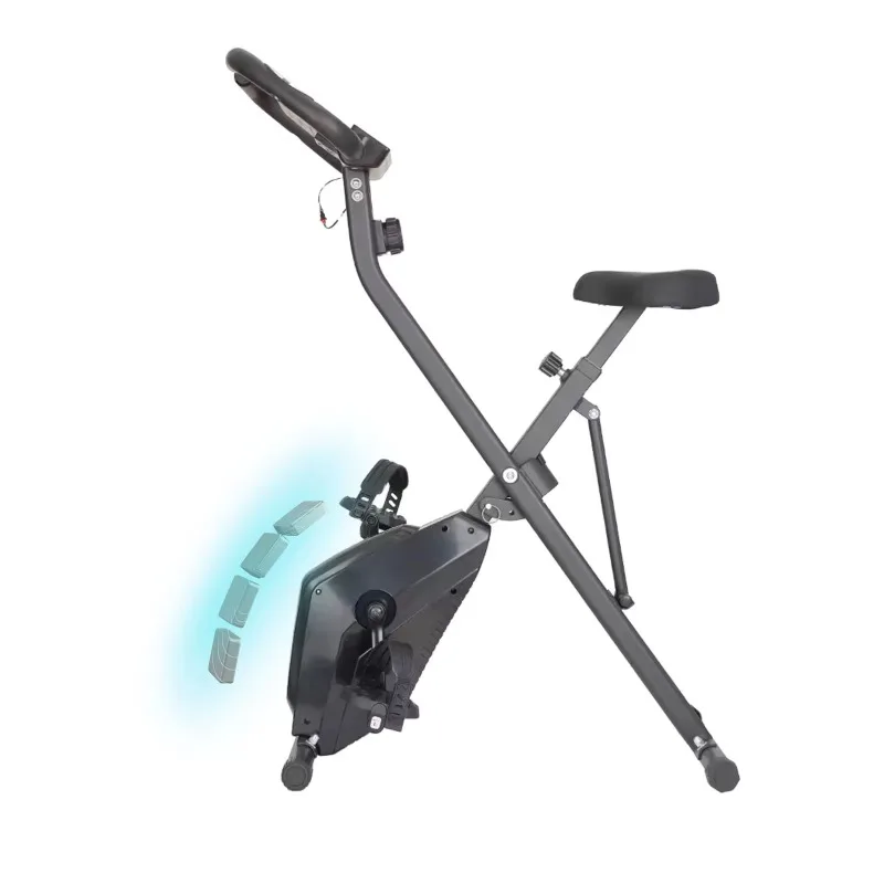 

2025 Magnetic Fitness Exercise Bikes - Sport Mini Home Gym Indoor Cross Folding Trainer Bike for Compact Spaces