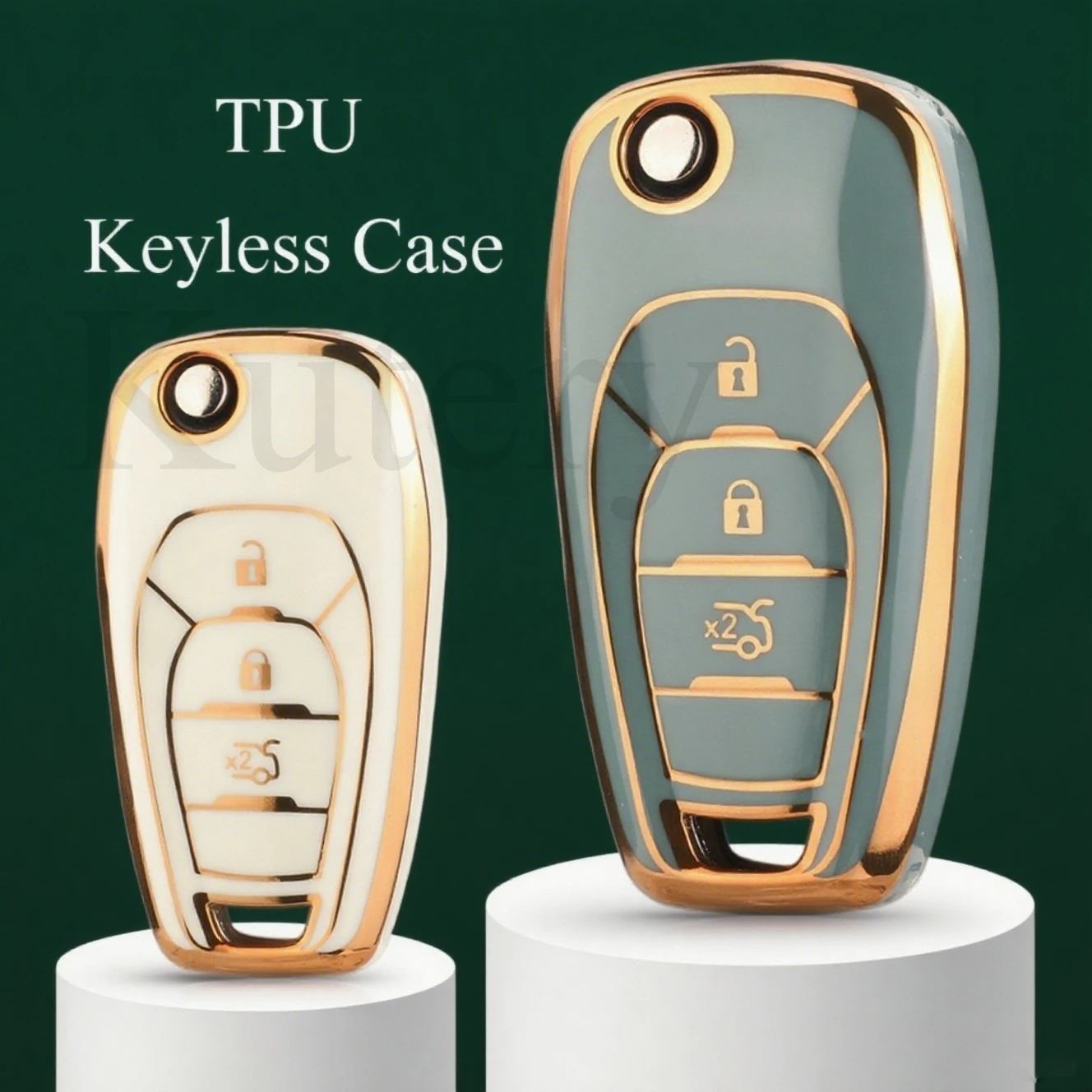 

Высококачественный мягкий гладкий чехол-футляр из ТПУ для автомобильного ключа Jingyuqin с дистанционным управлением для Chevrolet Cruze Avo 2014-2020, сменный, складной
