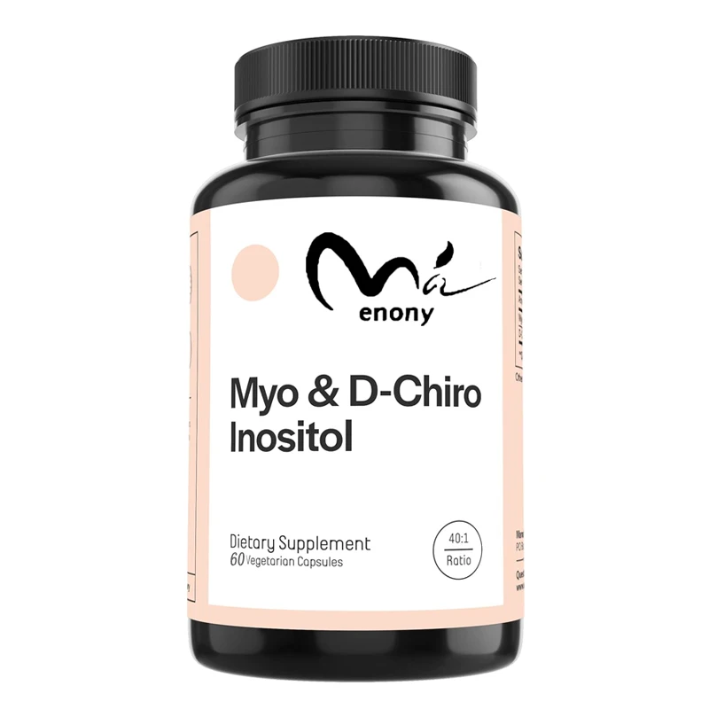 Inositol Mix Beneficial 40:1 Female Hormone Balance and Healthy Ovarian Function Support Vitamin B8 60 Capsules