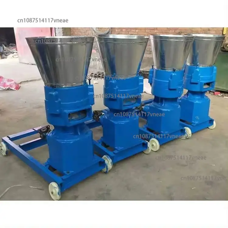 Small Household 220 V Cattle Granule Pelletizer Processing Pig Produce Poultry Mini Animal Chicken Making Feed Pellet Machine