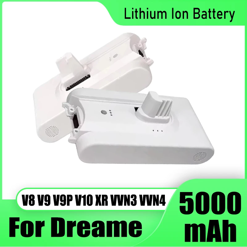 For Dreame V8 V9 V10 V9P XR VVN3 VVN4 Handheld Cordless Vacuum Cleaner Accessories Battery, Long Range