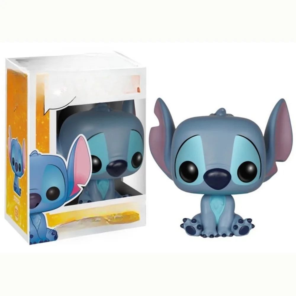 Funko Pop Lilo & Stitch Action Toy Figures Kawaii Cartoon Stitch Scrump Interest Model Doll Ornament Birthday Gift for Children