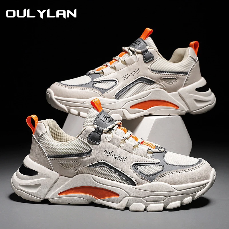 

2025 мужские кроссовки с дышащей сеткой, противоскользящие повседневные кроссовки на толстой подошве, увеличивающие рост для занятий спортом на открытом воздухе, прогулок