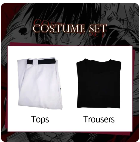 Jujutsu kaisen fantasia de cosplay para homens e mulheres, Toji Fushiguro, uniforme anime, peruca, feiticeiro, temporada 2, Halloween