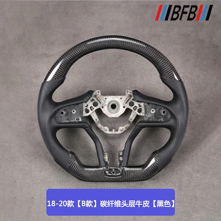 

Suitable for Infiniti Q50 Carbon Fiber Steering Wheel Modified Q50 Sport Steering Wheel with LED Speed Display