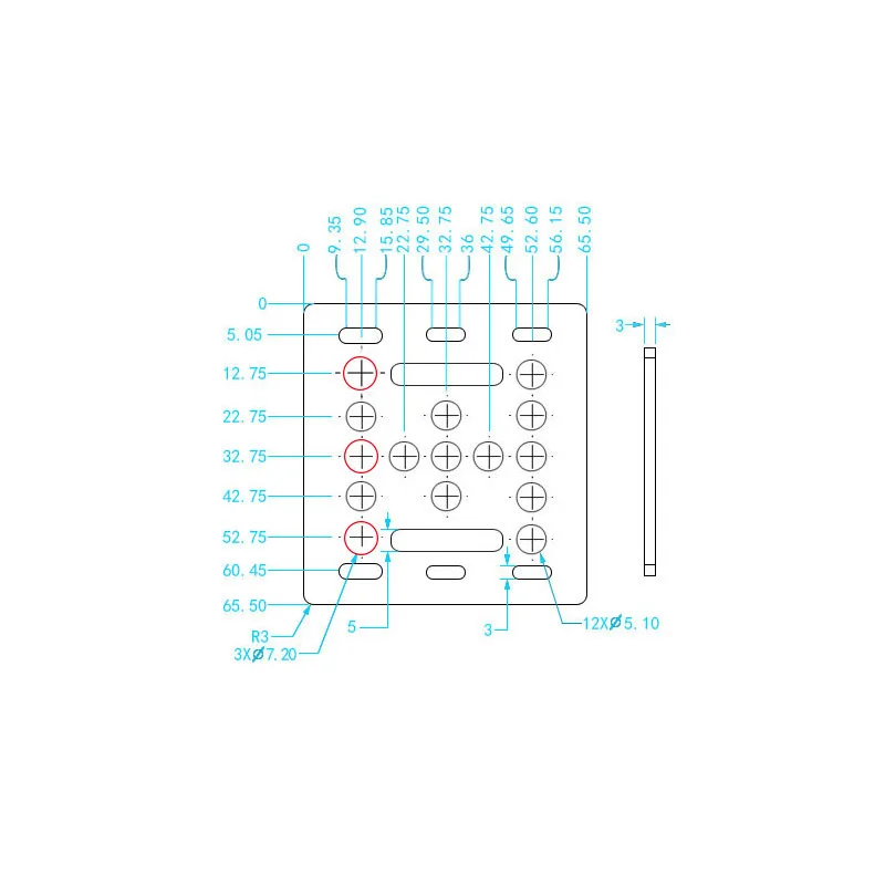 10pcs For European Standard 2020 Aluminum Profile Pulley V-Slot Construction Gantry Panel Kit