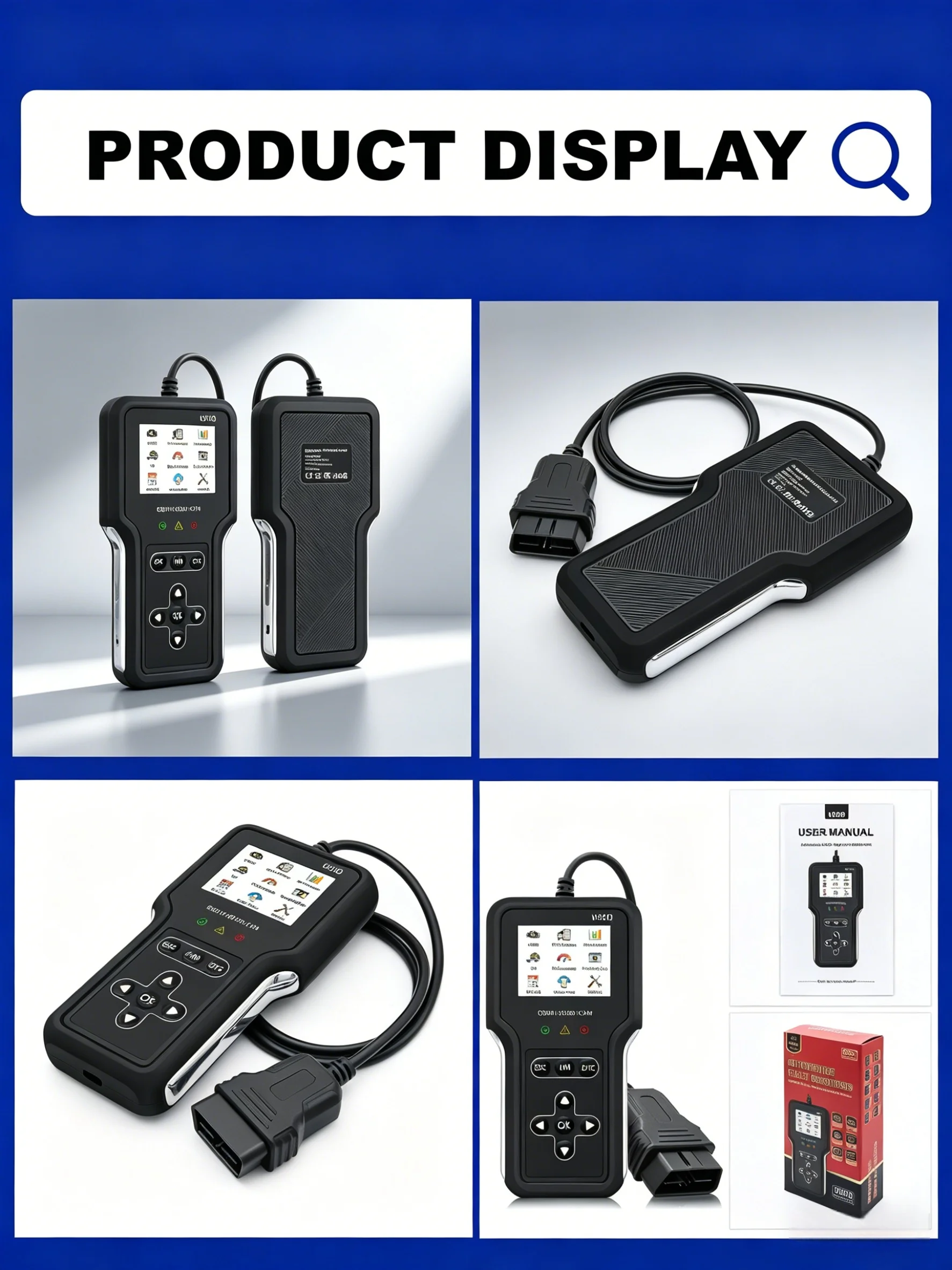 

Advanced V900 OBDII Automobile Fault Diagnostic Tools Car Code Clear EOBD Scanner Car Check Engine System Battery Tester Mode 8