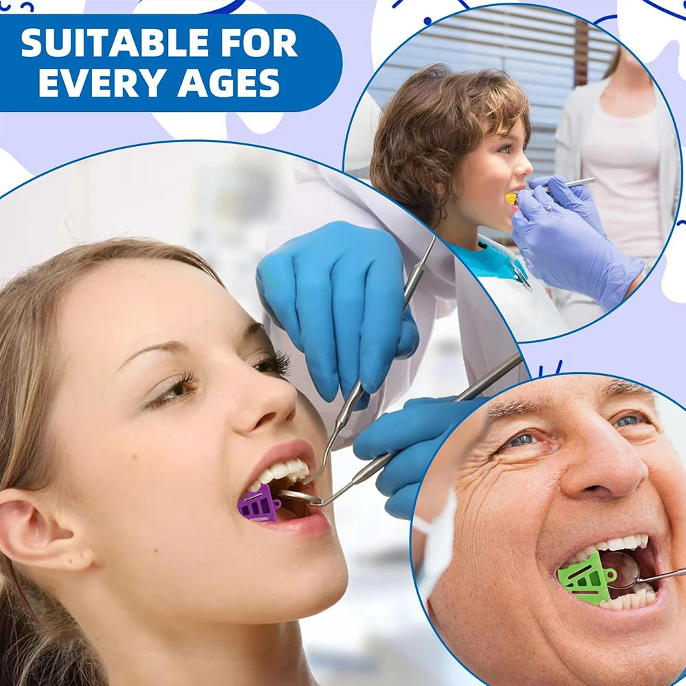 AG 3Pcs/Set Size S/M/L Dental Mouth Opener Occlusal Pad Teeth Prop Bite Rubber Retractor Latex Orthodontic Dentistry Tool - view 4