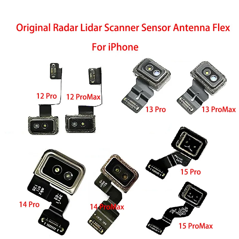 Original Radar Lidar Scanner Sensor Antenna Flex Cable for iPhone 12 13 14 15 Pro Max