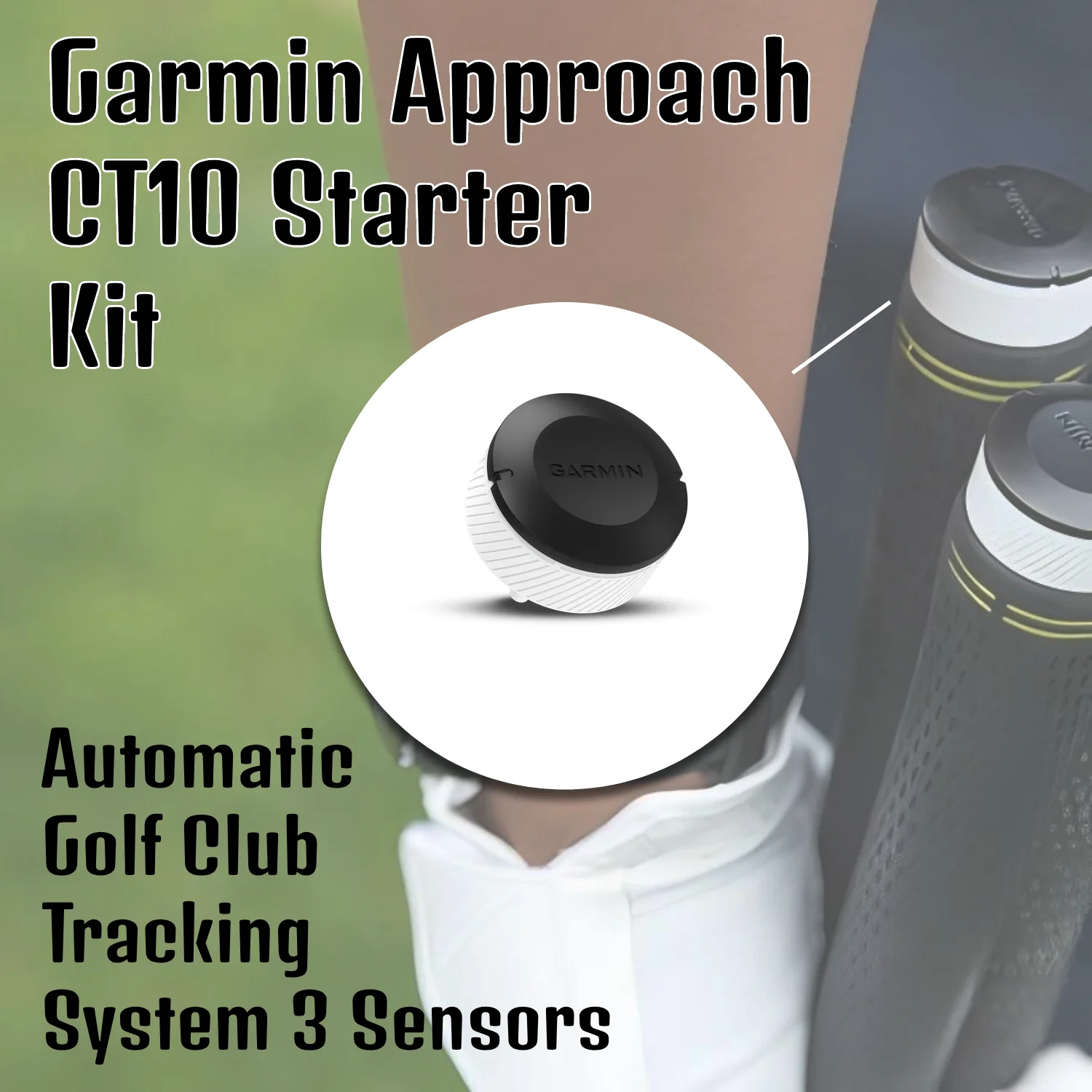 Original Garmin Approach CT10 Starter Kit Replacement Automatic Golf Club Tracking System