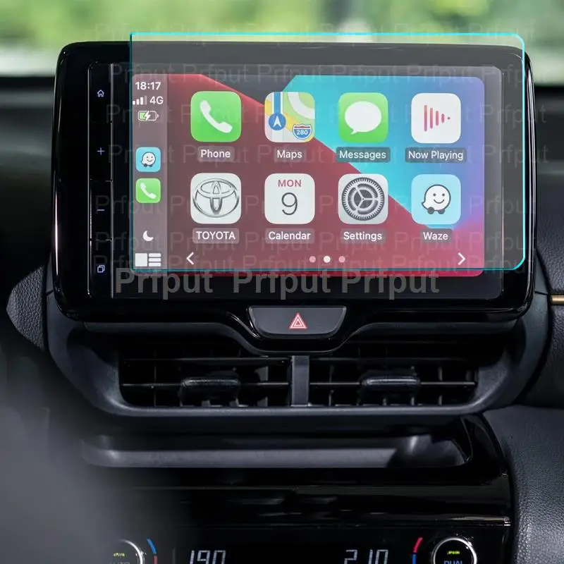 Ochraniacz ekranu ze szkła hartowanego do Toyoty Yaris Cross 2021 2022 9-calowy ochraniacz wyświetlacza nawigacji GPS do samochodu — zdjęcie 3