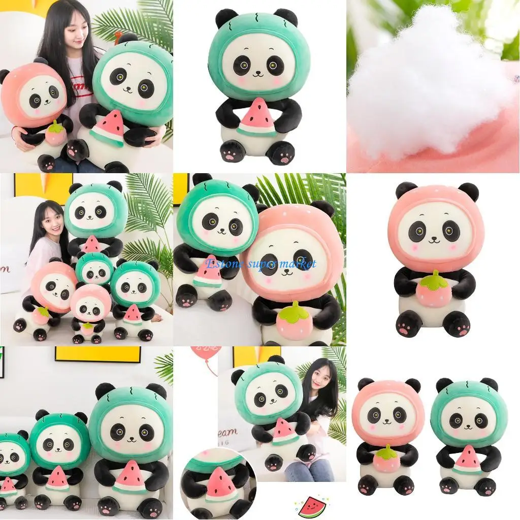 

090B Plush for Doll Panda Shaped for Doll Eco-friendly Plush Holiday Pleasant