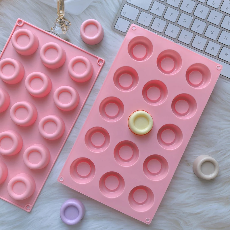 15 Continuous Chocolate Silicone Mold DIY Baking Biscuit Cake Decoration Mold Ice Grid Pudding Mold Kitchen DIY Snack Baking