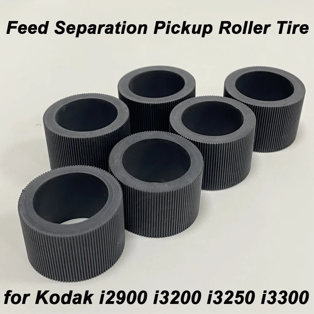 1set-5sets Feed Separation Pickup Roller Tire for Kodak i2900 i3200 i3250 i3300 i3400 i3450 i3500