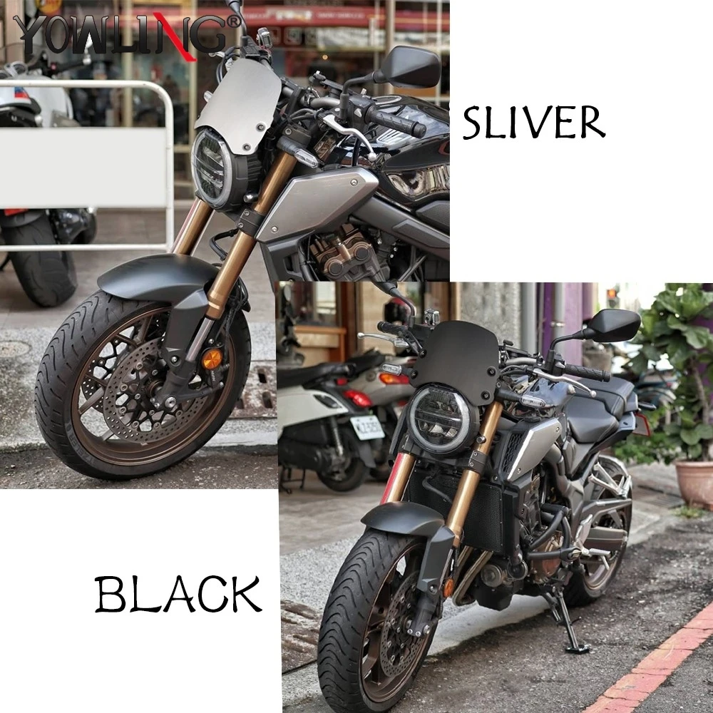 

FOR HONDA CB650R CB1000R Neo Sports Cafe 2018 2019 2020 2021 Motorcycle Front Windshield Screen Fairing Deflector Guard CB 650R