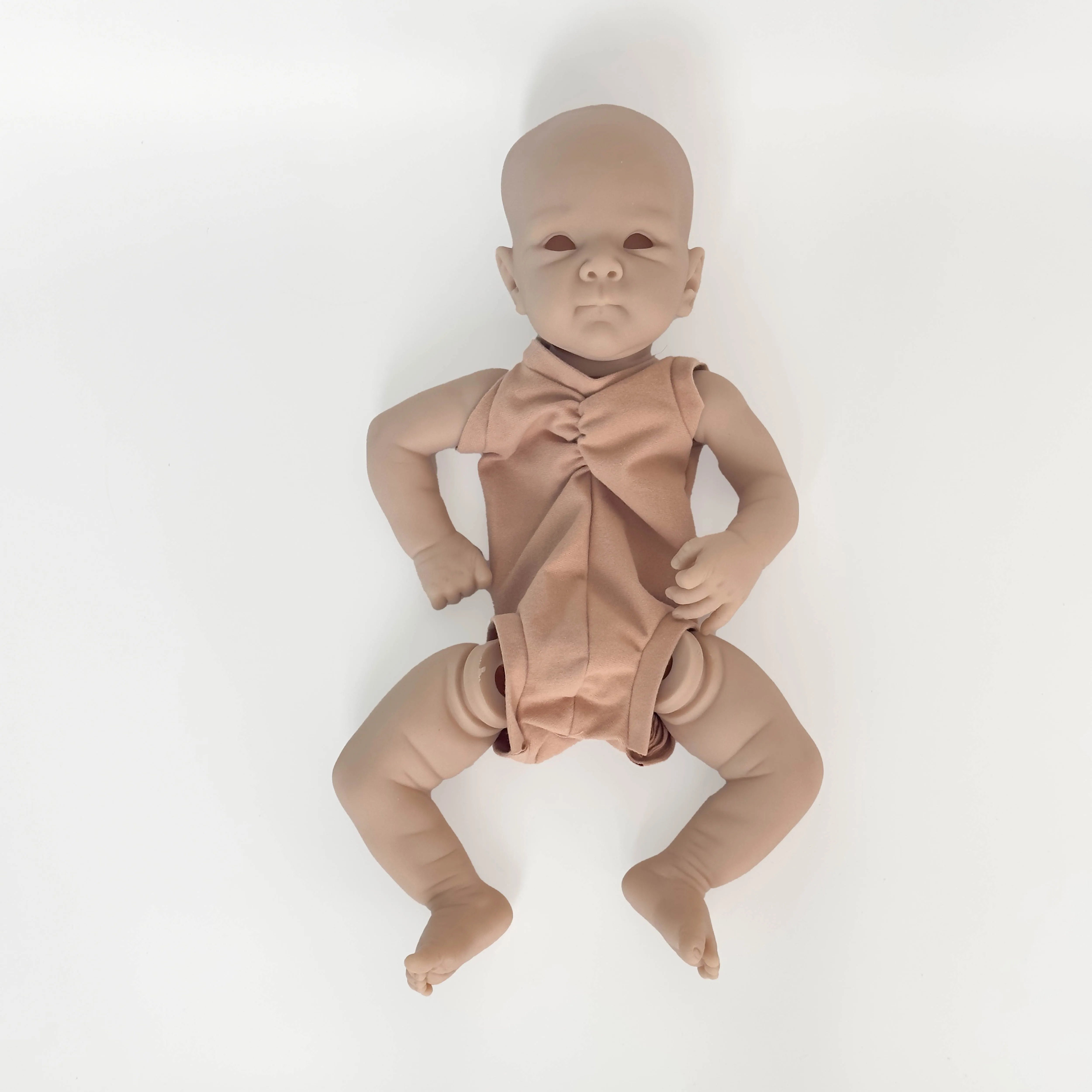 NPK Clearance Sales 18inch Reborn Doll Kit Bettie Unfinished Unpainted Fresh Color Blank Doll Kit with cloth Body