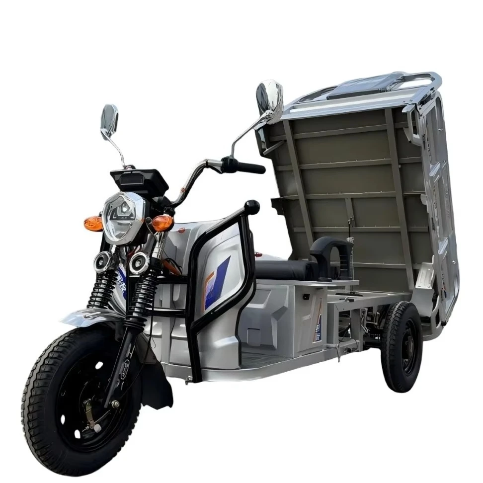 Heavy-Duty Cargo 650W 400kg Electric Tricycle 3-Wheel Farm Agriculture Commercial Delivery 48V 1.6m Flatbed