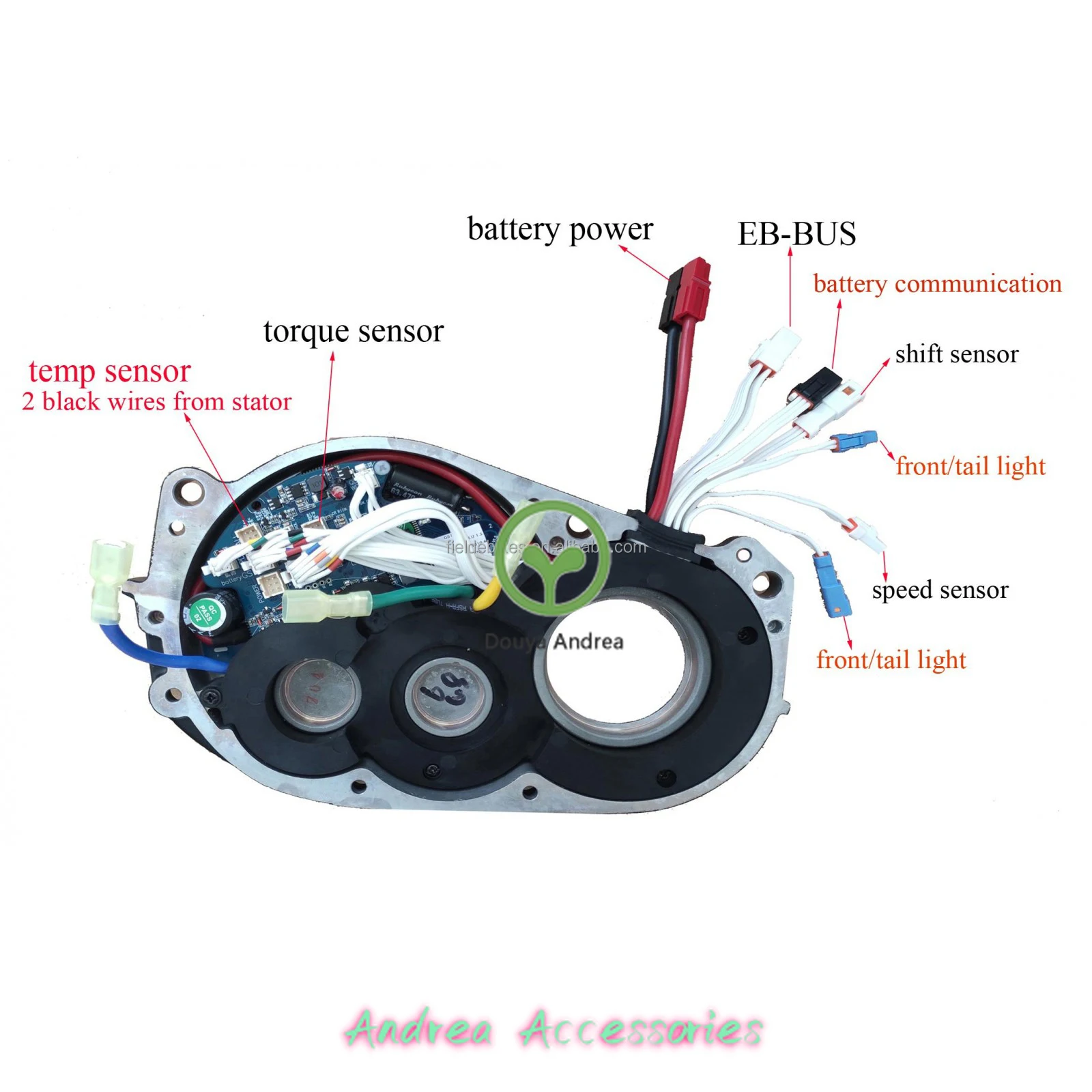 M620 Controller Ba fang G510 Controller UART CAN Protocol Ba fang 1000W Motor 48V 30A Controller