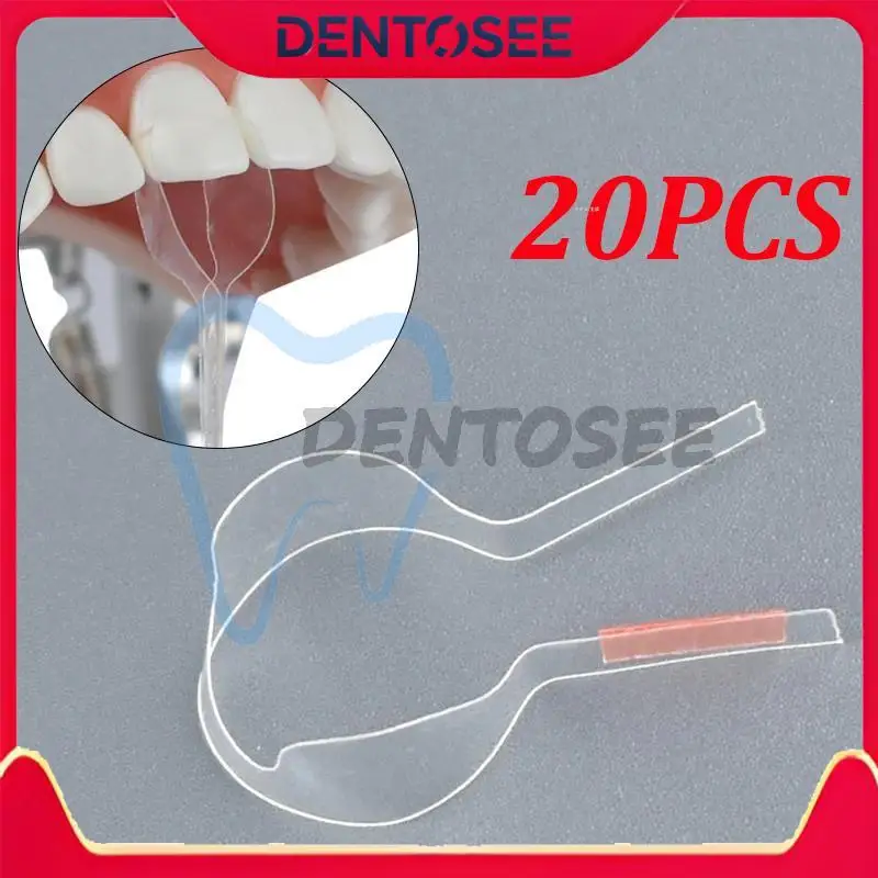Matriz anterior dupla dentária, matriz secional transparente autoadesiva para restaurações de classe iii, materiais compostos
