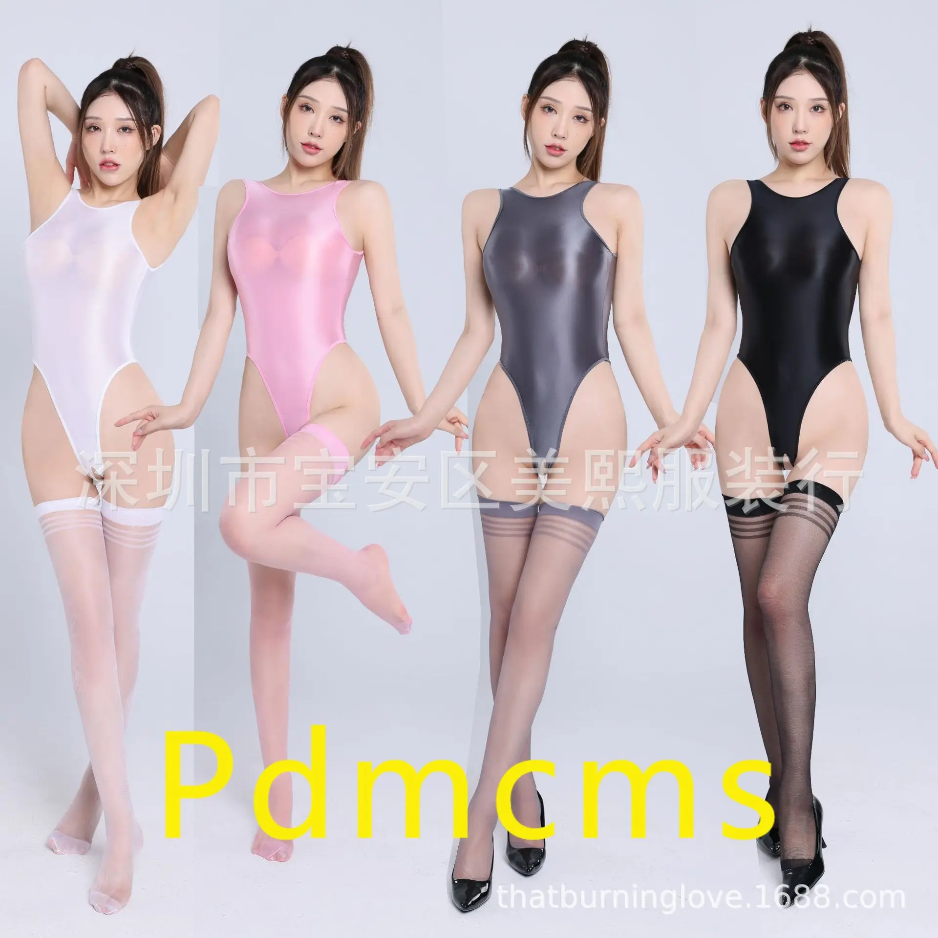 

Новое сексуальное нижнее белье 2025 года, сексуальное перспективное искушение, маслянистый Шербин с открытой промежностью, полый комбинезон из ледяного шелка + чулки 1923