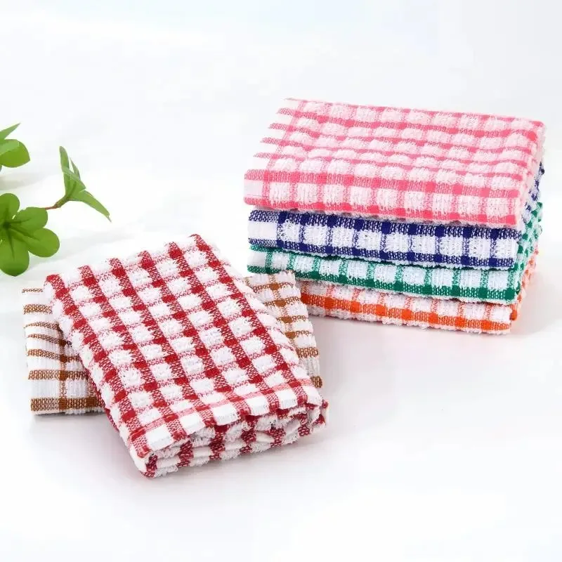 1/3/5 Pcs High End Absorbent Pure Cotton Tea Towel Quick Drying Towel Tea Table Cleaning Cloth Tea Towel White Cleaning Cloth