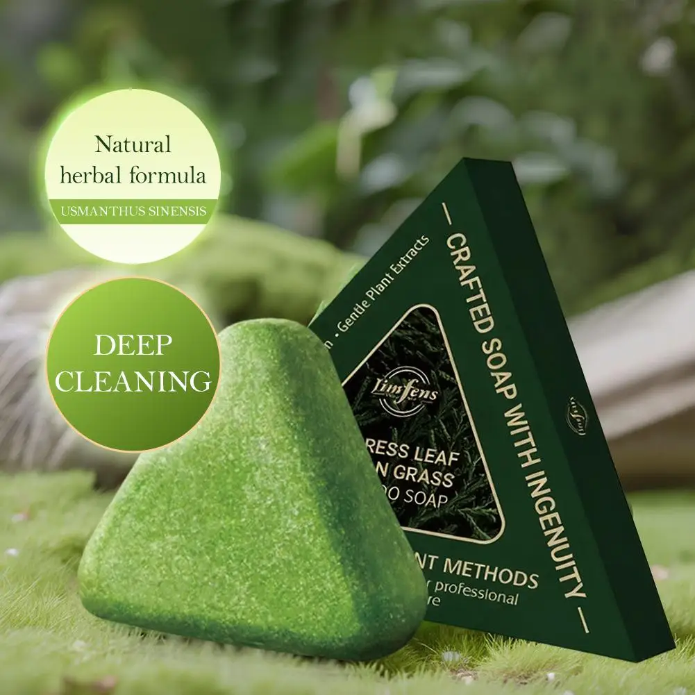 Sinensis Herbal Shampoo Bar Cold Processed Natural Hair Growth Thickening Silicone Free Chemical Free Multipurpose Hair Care