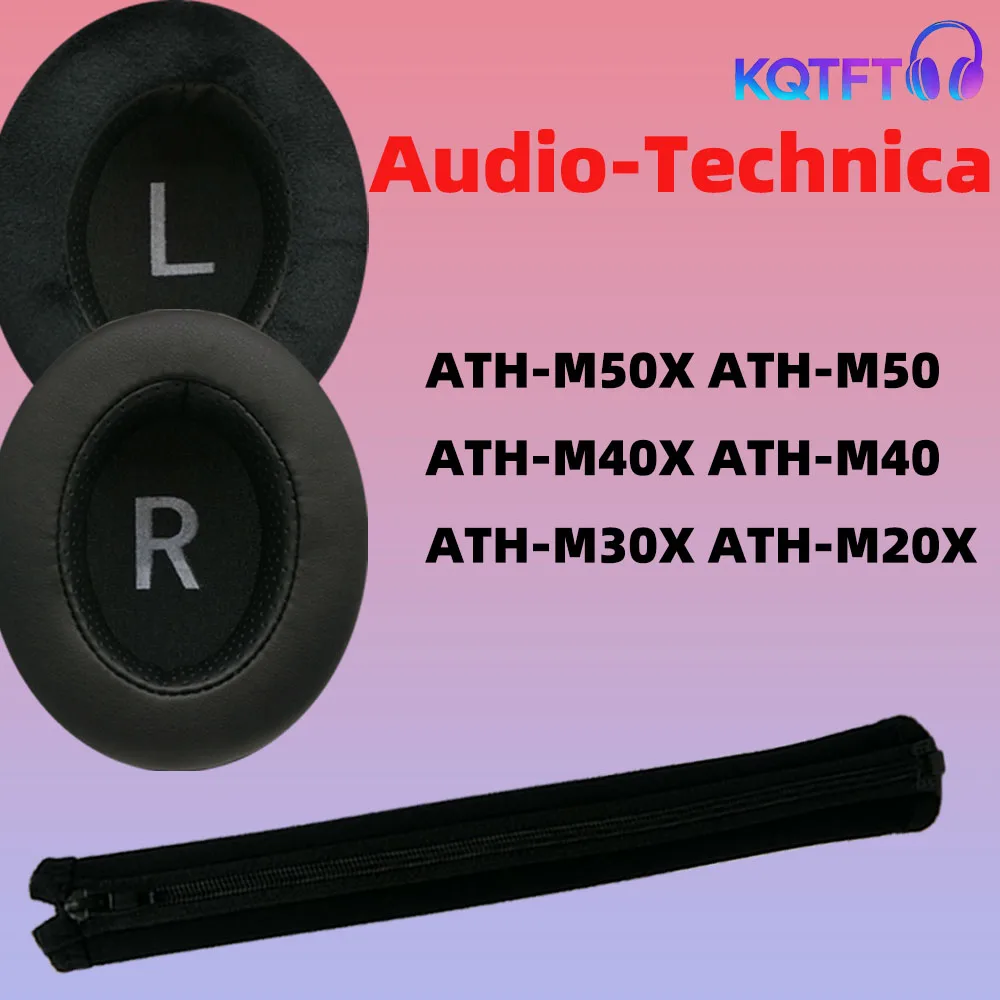 Almohadillas de Repuesto para Auriculares Audio-Technica ATH-M50X ATH-M50 ATH-M40X ATH-M40 ATH-M30X ATH-M20X, Almohadillas de Terciopelo para Auriculares