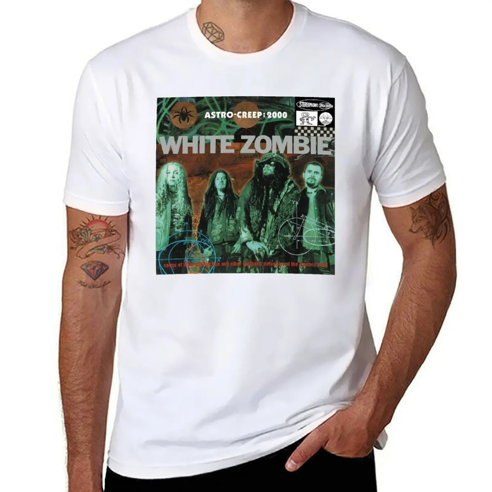 

White Zombie - Astro-Creep 2000 album 1995 T-Shirt man t shirts for men man t shirt cotton high quality T-Shirt
