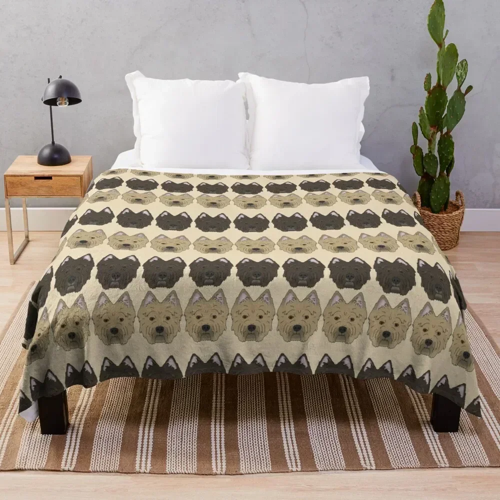 Cairn Terriers Throw Blanket Custom Luxury St Quilt Blankets