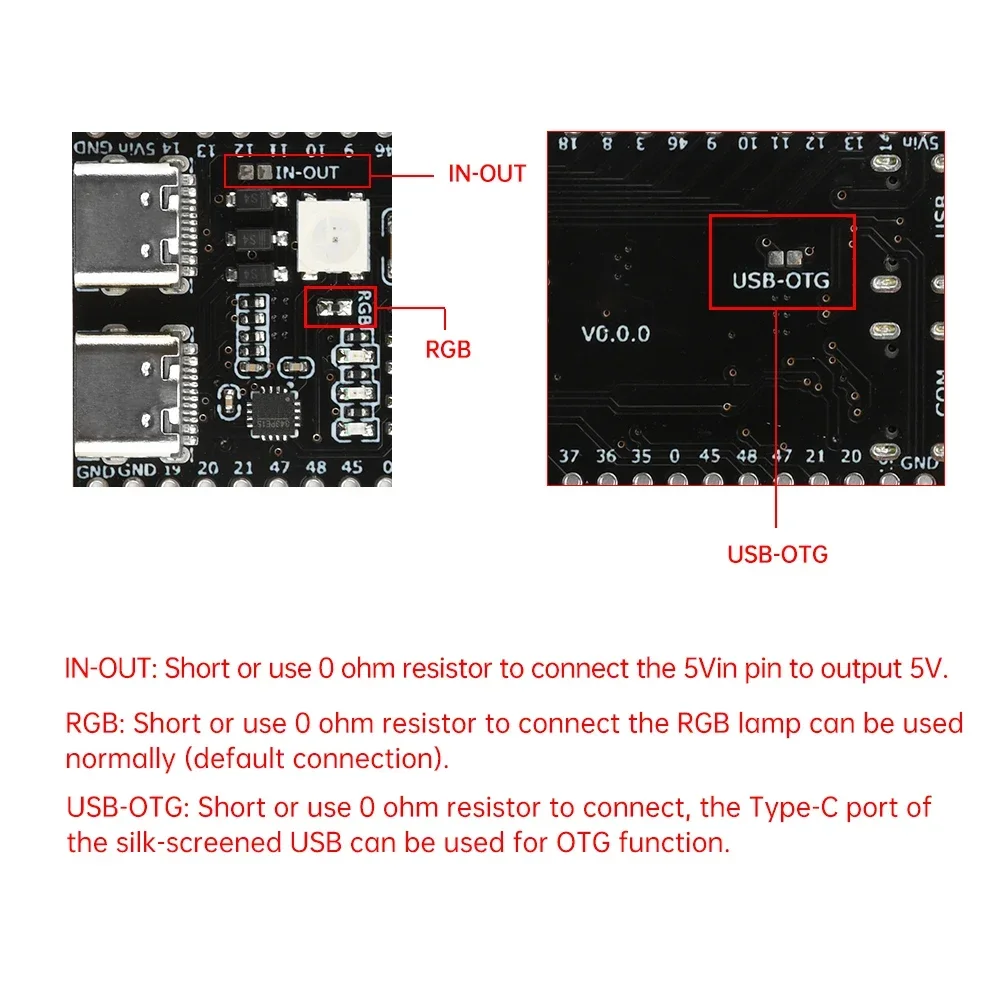 ESP32-S3 WiFi BT Entwicklungsboard mit Dual-Core-Prozessor, 150 Mbit/s Datenrate, Energiesparmodus, N16R8 N8R2 für IoT-Projekte – Detail 15