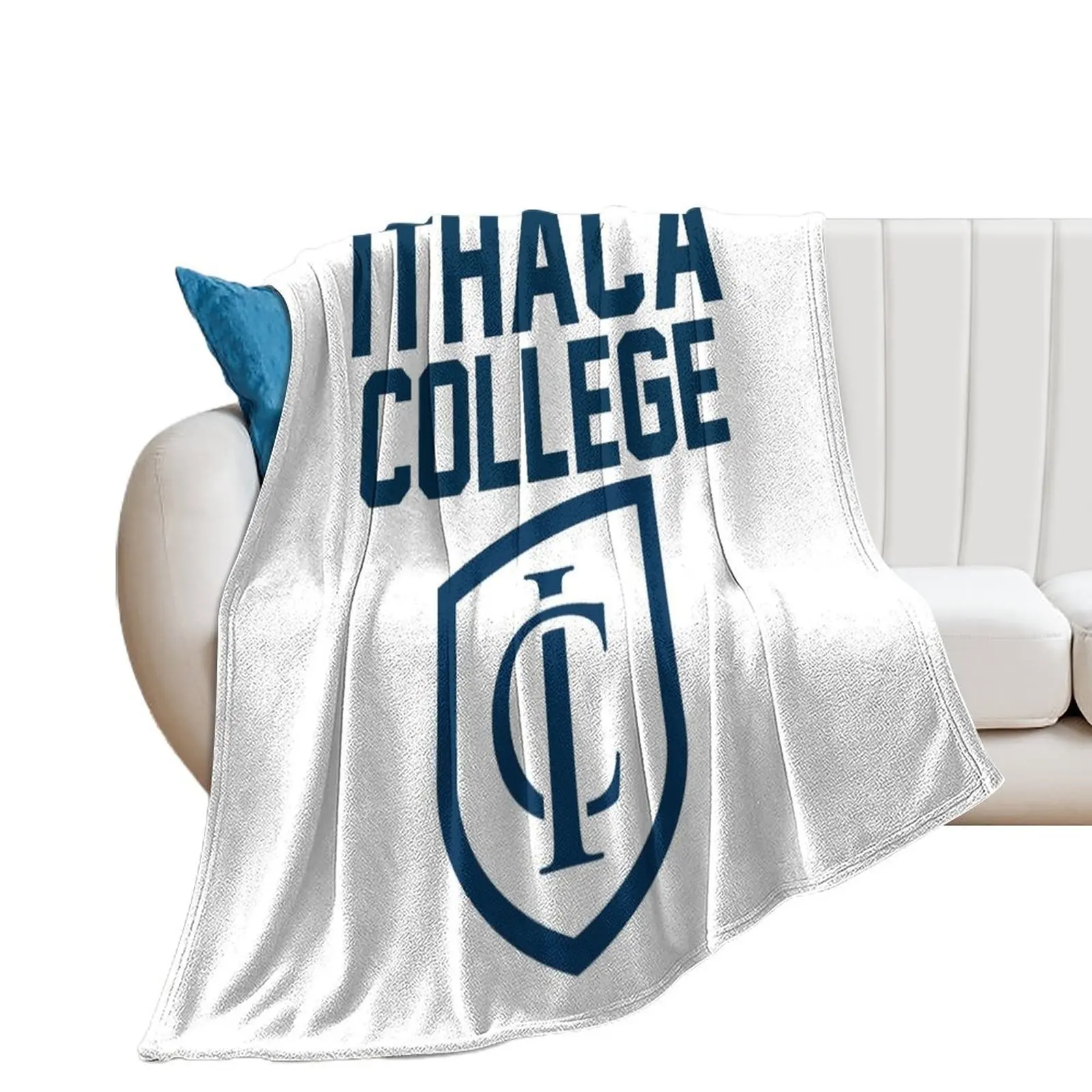 Ithaca College Throw Blanket Decorative Sofas Quilt Blankets