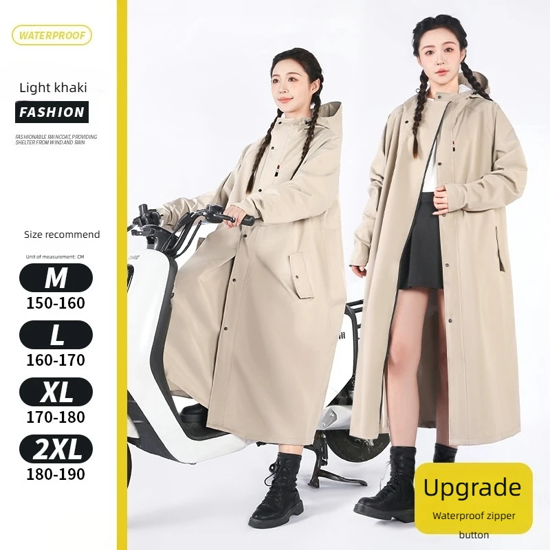 

Man And Woman Full-body Waterproof Raincoat Rain Poncho For Motocross Electric Bikes Impermeable Waterproof Motorcyclist Poncho