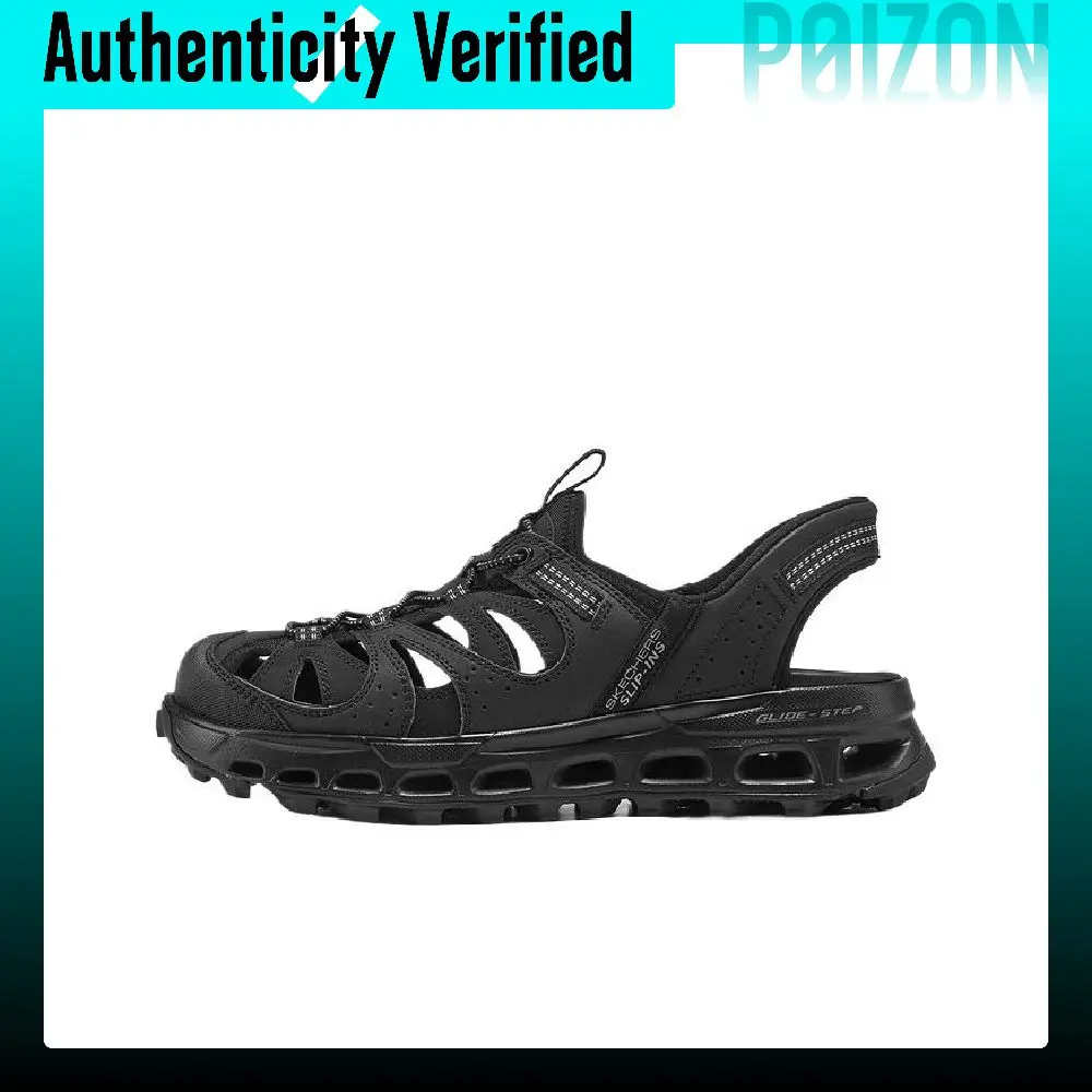 Skechers OUTDOOR MENS Mesh Breathable River Trekking Shoes Men's Black 237473-BBK