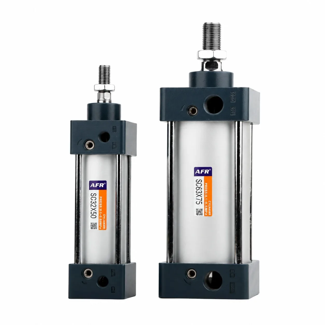 SC Standard Air Cylinder SC63mm Bore Small Pneumatic Cylinder Piston 25/50/75/100/150/200/250/300/350/400/450/500/700mm Stroke