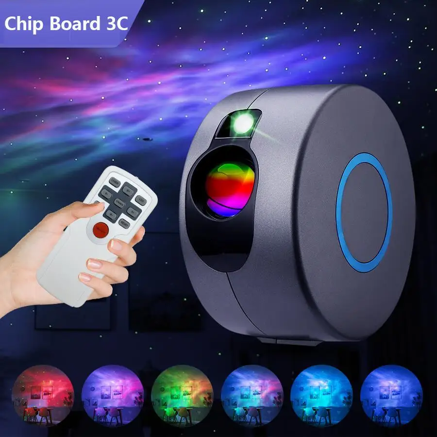 

Star Projector Light Colorful Nebula Cloud Night Light Dynamic Galaxy Star Night Light for Bedroom Games Room Party