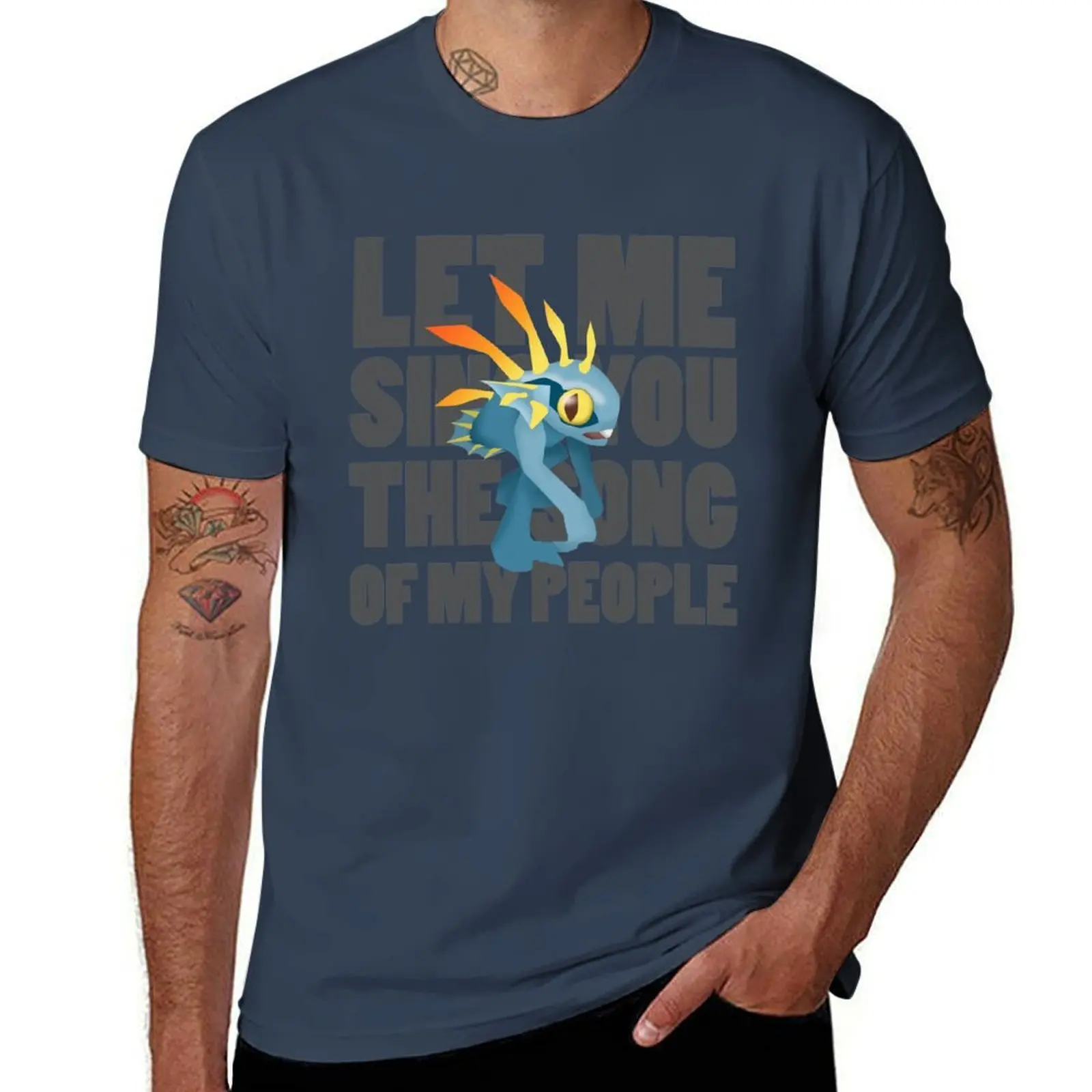 Sing of the Let (Murloc) People Me You Song My T-Shirt UV Protection Outdoor Tee Shirt