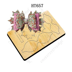 Maple Leaf bow Cutting dies - New Die Cutting And Wooden Mold,HT657 Suitable For Common Die Cutting Machines On The Market.