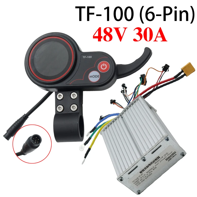 48V 30A Smart Brushless Controller TF-100 6-pin Meter LCD For Kugoo M5 Electric Scooter Modified Bicycle