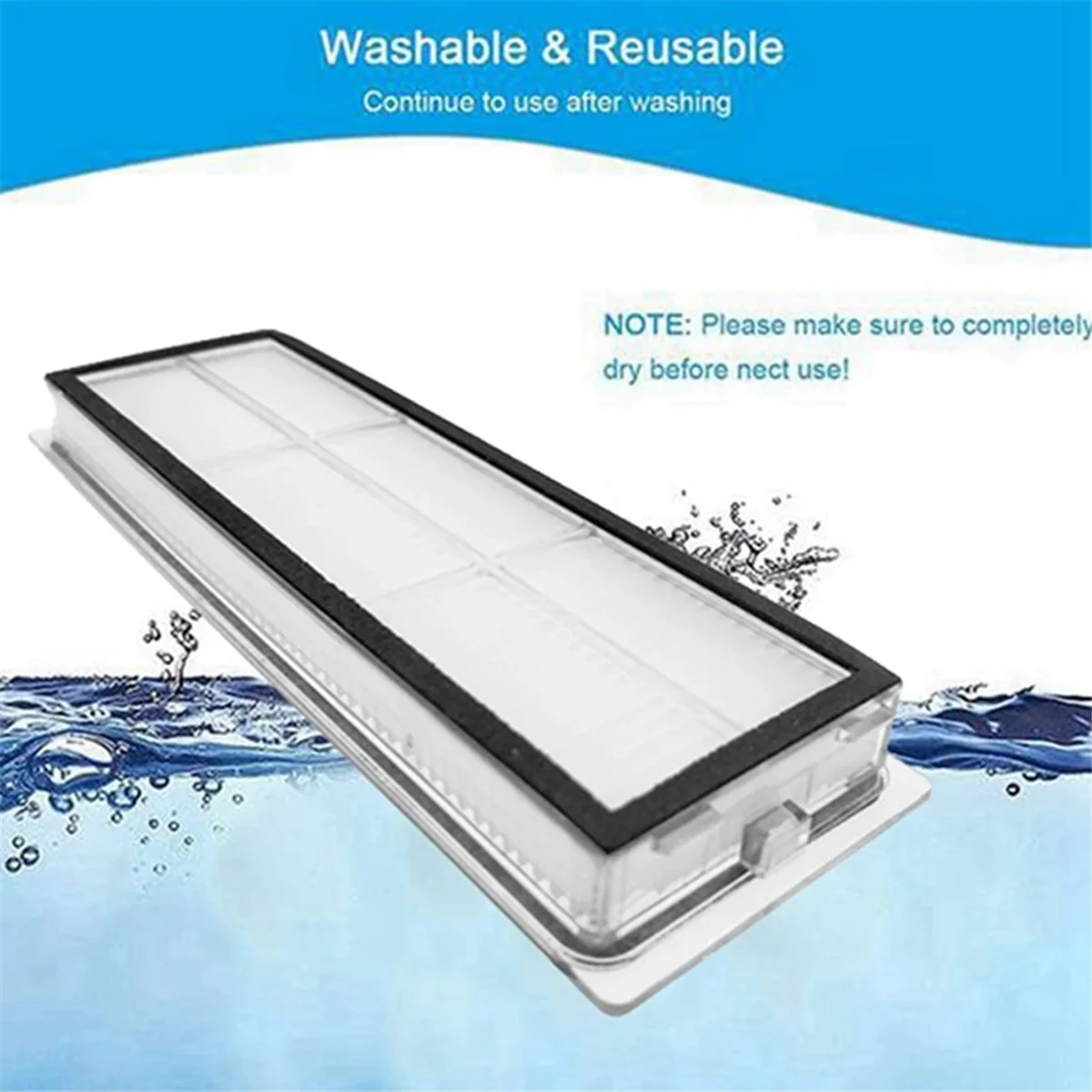 N98R Per XIAOMI Norma Mijia Omni 1S B101CN B116 X10 + per Dreame L10S Ultra / S10 Pro Spazzola laterale principale Filtro Hepa Mop Sacchetti per la polvere