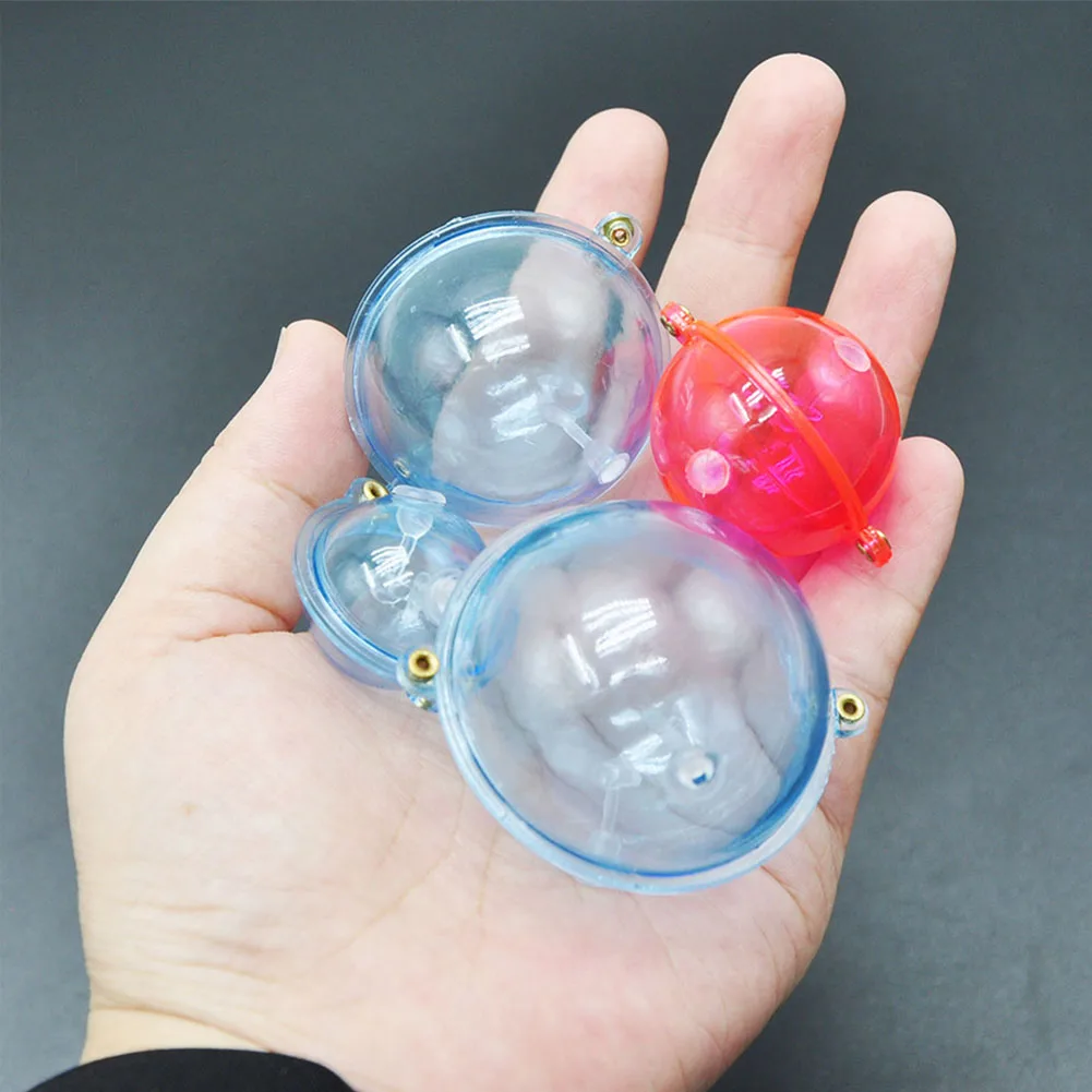 5x Fishing Float Lure Hollow Ball Water Ball Adjustable Floating Bubble Tackle Sea River Fishing Gears Accessories 25/32/40/47mm