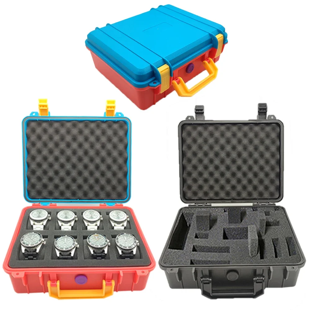 Waterproof Tool Storage Box Watch Case Protection Box Protective Sponge Shockproof Storage Case Electric toolbox