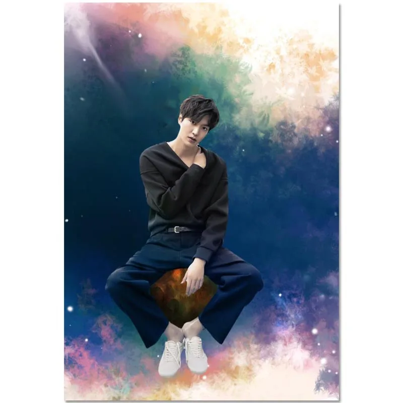 Custom Lee Min Ho Poster Canvas Poster 30X45cm,40X60cm Art Home Decoration Cloth Fabric Wall Poster Print Silk Fabric