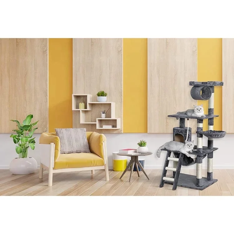 

Tool 62 inch cat climbing tree house cat scratching cat tree